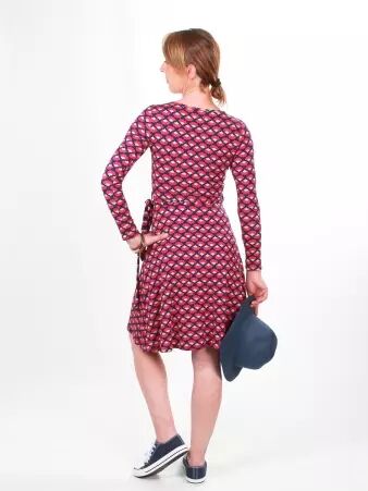 Robe Vicky Albisia robe f�minine l�g�re au motif floral d�licat