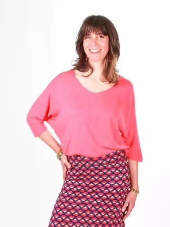 Pull Liza groseille pull Liza groseille intense
