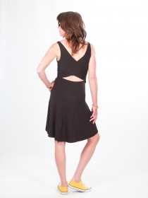 Robe Selma Noir robe boh&egrave;me &eacute;l&eacute;gante facile &agrave; porter