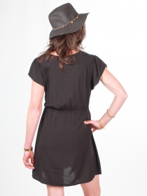 Robe Stella Noir robe boh&egrave;me noire intemporelle