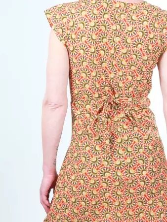 Robe Esther longue Safari robe f�minine originale