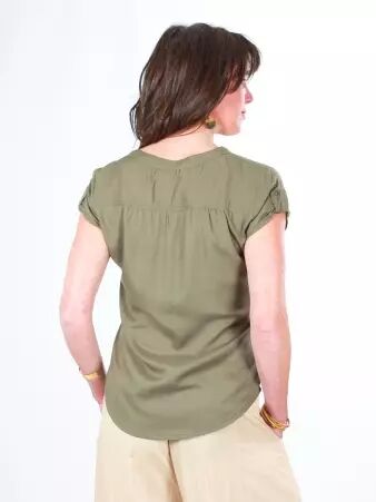 Chemisier Loola Olivine accessoire textile au look moderne