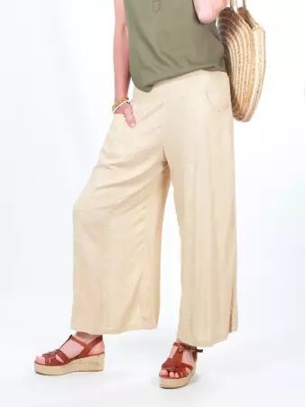 Pantalon Eva Ivoire pantalon Eva ivoire � l'allure lumineuse