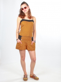 Combi bustier Doris Agoria beige pi&egrave;ce mode au style doux et naturel