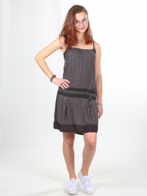 Robe Longue Cha&iuml;ma Seigaiha Stone robe longue min&eacute;rale