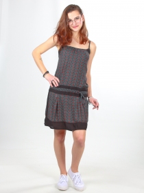 Robe Cha&iuml;ma Seigaiha Stone robe fluide japonaise