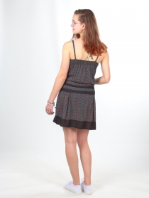 Robe Cha&iuml;ma Seigaiha Stone robe &eacute;l&eacute;gante et structur&eacute;e
