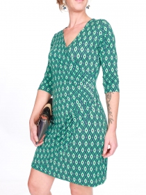 Robe Avelina Flamingo Bleu