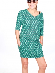 Robe Bally Flamingo Bleu