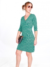 Robe Avelina Flamingo Bleu