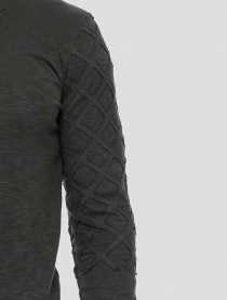 Gauda Sweater Charcoal accessoire hiver en su&eacute;dine &agrave; la finition douce et &eacute;l&eacute;gante