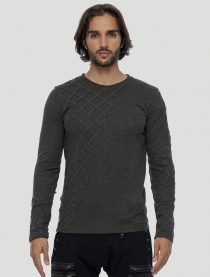 Gauda Sweater Charcoal accessoire mode alliant confort thermique et esth&eacute;tique soign&eacute;e