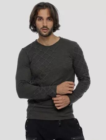 Gauda Sweater Charcoal accessoire d'hiver � la silhouette �pur�e et actuelle