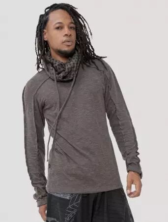Kafiya Jumper Charcoal v�tement chaud au coloris charbon �l�gant
