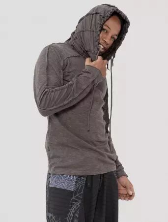 Kafiya Jumper Charcoal v�tement chaud au coloris charbon �l�gant