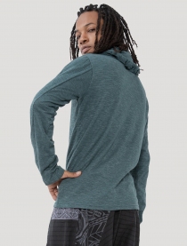 New Skulls Jumper Teal pull New Skulls teal &agrave; l'imprim&eacute; graphique