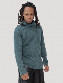 New Skulls Jumper Teal v&ecirc;tement maille au style affirm&eacute;