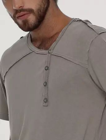 Off Tee Olive Cement pi�ce mode d�contract�e facile � porter