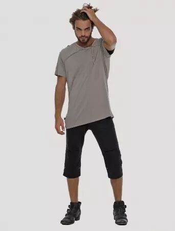 Off Tee Olive Cement pi�ce mode d�contract�e facile � porter