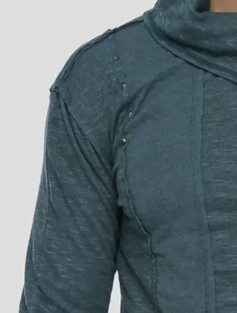 Tilted RMX Jumper Teal jumper moderne finition soign�e