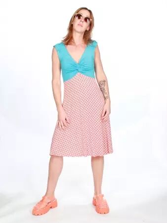 Robe Indah Lovely Pickle Mandarine robe graphique color�e
