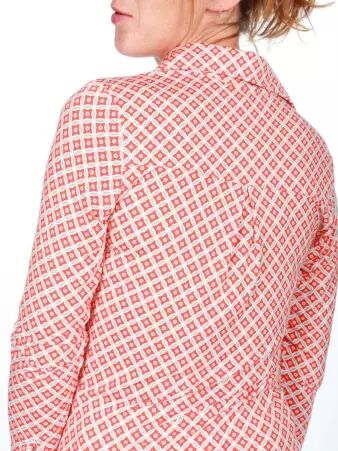 Polo Curtis manches longues Lovely Pickle mandarine polo moderne