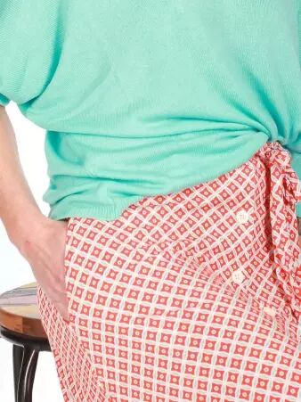 Jupe Lanna courte Lovely Pickle Mandarine cr�ation mode au design �pur� et � l'esprit casual chic
