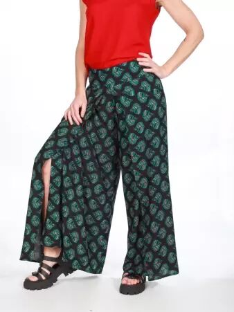 Pantalon Palla Orange Blossom pantalon ample � l'esth�tique florale