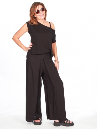 Pantalon Palla noir pi�ce mode essentielle du vestiaire