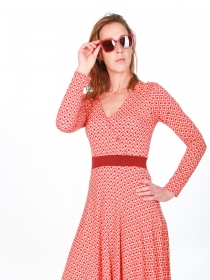 Robe Cantik Back to 70s Peche