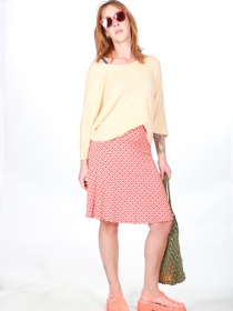 Jupe Zazie Back to 70s Peche