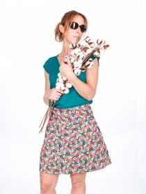 Jupe réversible Cameleon courte Clema-palm