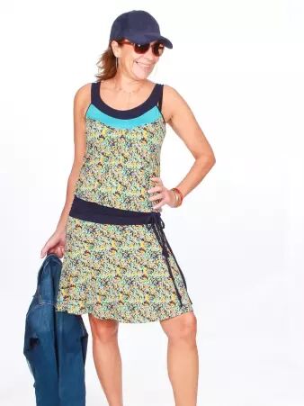 Robe Noumea Puzzle robe fluide