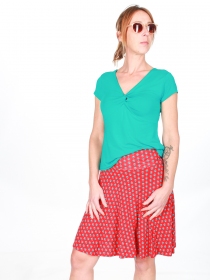 Jupe Rosie Saki rouge