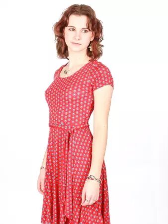 Robe Cecil Saki rouge robe �l�gante et dynamique