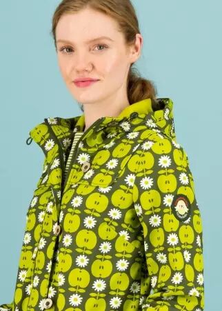 Parka Wild Weather apple stamp art parka imprim� pomme artistique