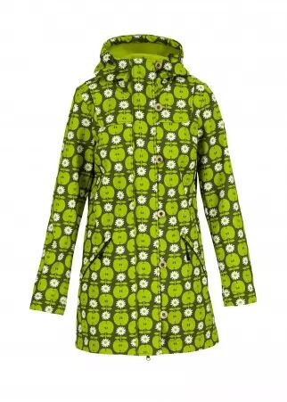 Parka Wild Weather apple stamp art parka imprim� pomme artistique