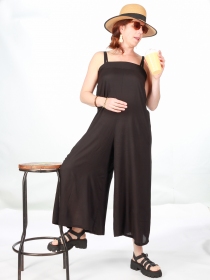 Combi Gigi Noir combinaison fluide &agrave; l'allure chic