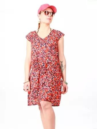 Robe Ava Majorque orange robe fluide et estivale