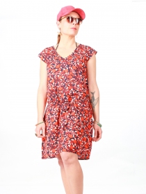 Robe Ava Majorque orange robe fluide et estivale