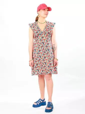 Robe Esther Clema rouge robe boh�me �l�gante