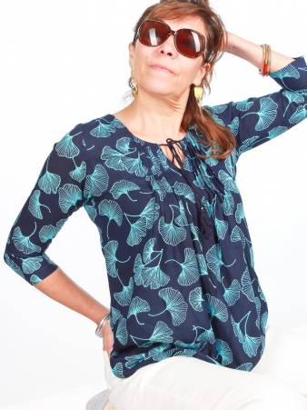 Top Chula Electric Gincko top boh�me gincko motif dynamique