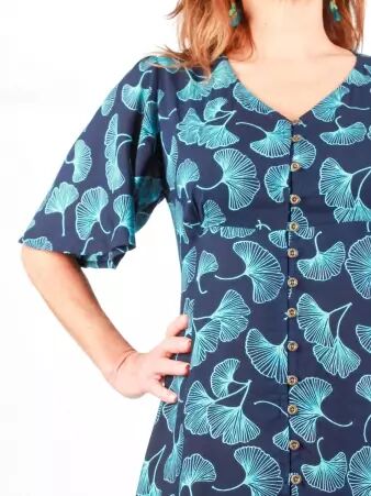 Robe Aurore Electric Gincko robe f�minine au caract�re artistique