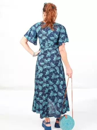 Robe kimono Moshi Electric Gincko robe artistique
