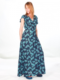 Robe Butterfly Electric Gincko robe l&eacute;g&egrave;re &agrave; imprim&eacute; artistique