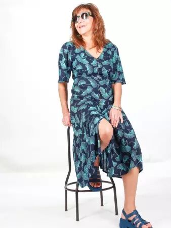 Robe Aurore Electric Gincko robe f�minine au caract�re artistique