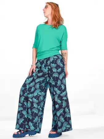 Pantalon Palla Electric Ginkgo v�tement f�minin graphique et audacieux