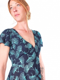 Robe longue Aelle Electric Gincko robe artistique fluide