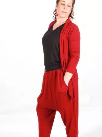 Sarouel Orso Lie de vin sarouel fluide lie de vin style boh�me