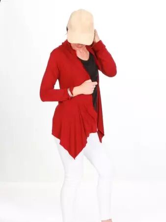 Cardigan Ozora Lie de vin accessoire textile au look moderne